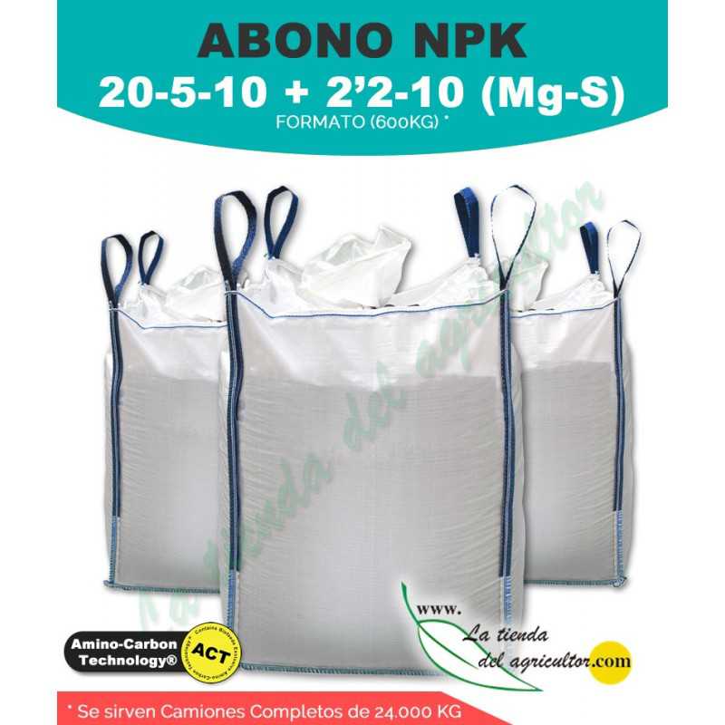 Abono 5 10 2 2 10 Mg S 24 000kg En Formato De Sacas De 600kg